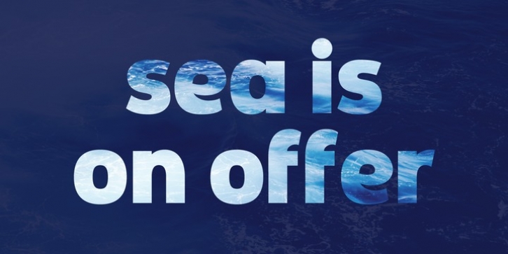 Sea font preview