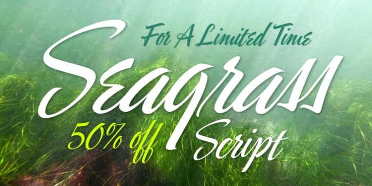 Seagrass BF font preview