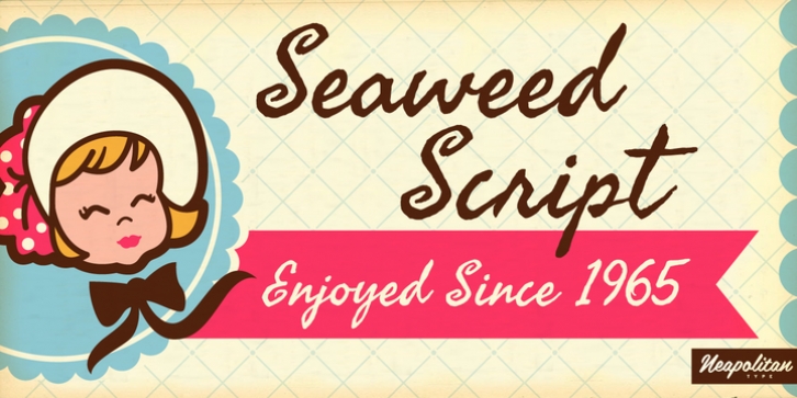 Seaweed Script Pro font preview