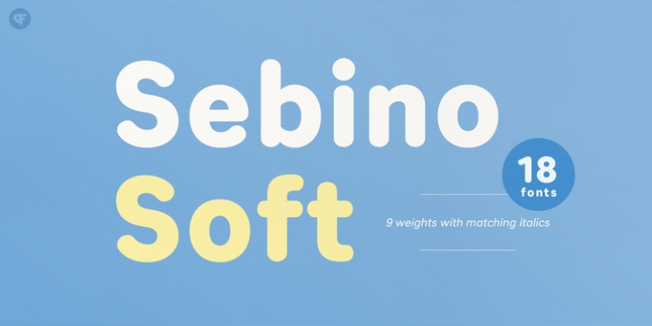 Sebino Soft font preview