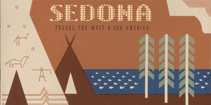 Sedona font preview