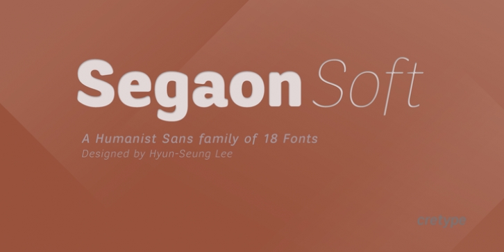 Segaon Soft font preview