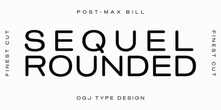 Sequel Rounded font preview