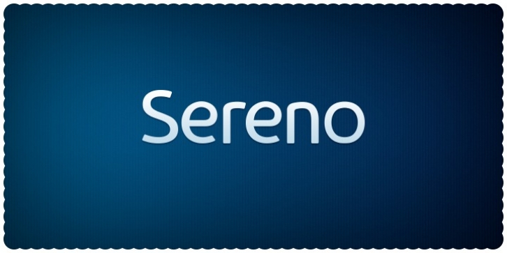 Sereno font preview