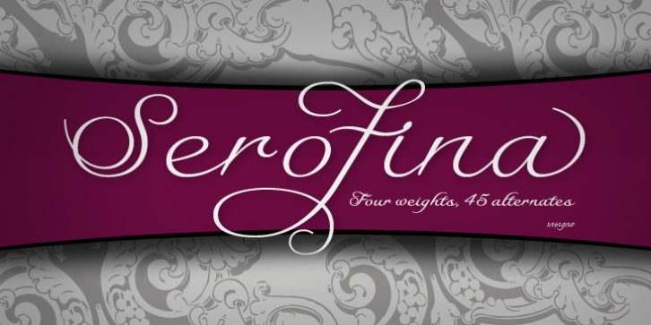 Serofina font preview