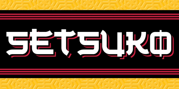 Setsuko font preview