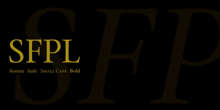 SFPL font preview
