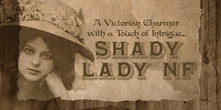 Shady Lady NF font preview