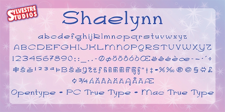 Shaelynn font preview