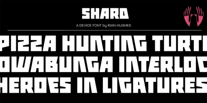Shard font preview