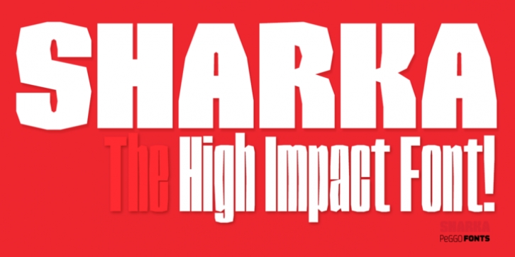 Sharka font preview