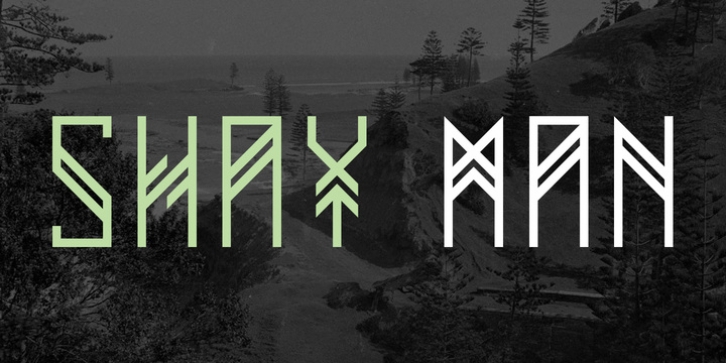 Shay Man font preview