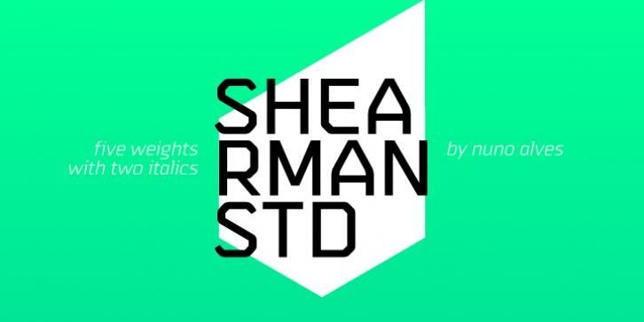 Shearman Std font preview