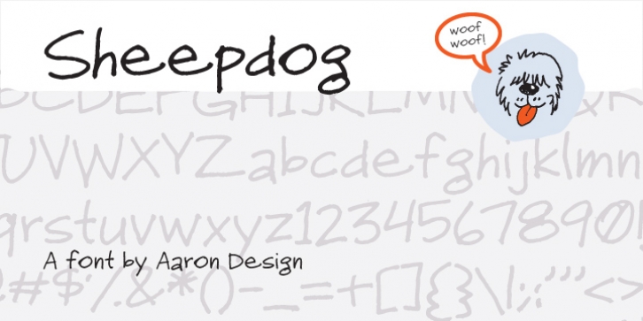 Sheepdog font preview