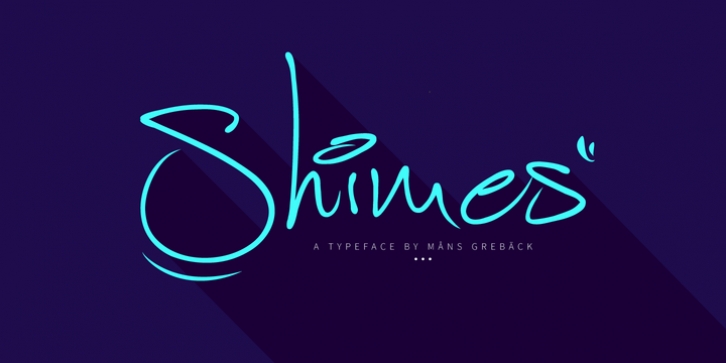 Shimes font preview