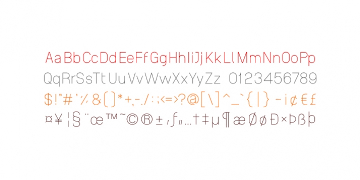 Shinbi font preview