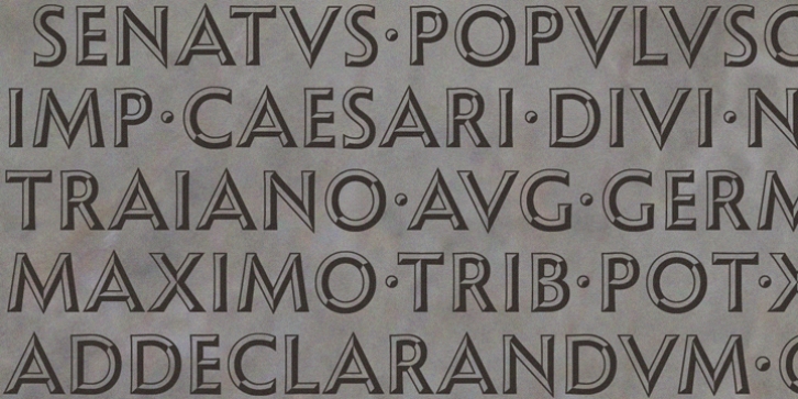 Shàngó Chiseled font preview