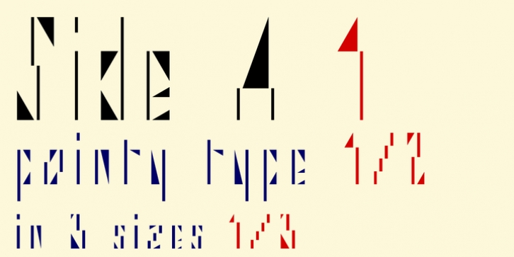 Side A font preview