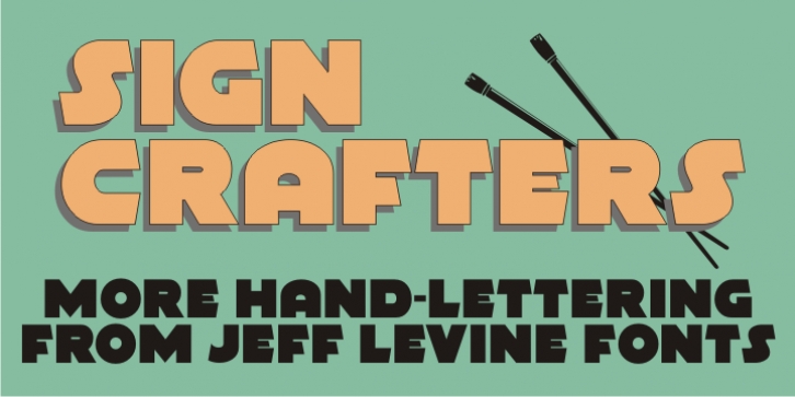 Sign Crafters JNL font preview