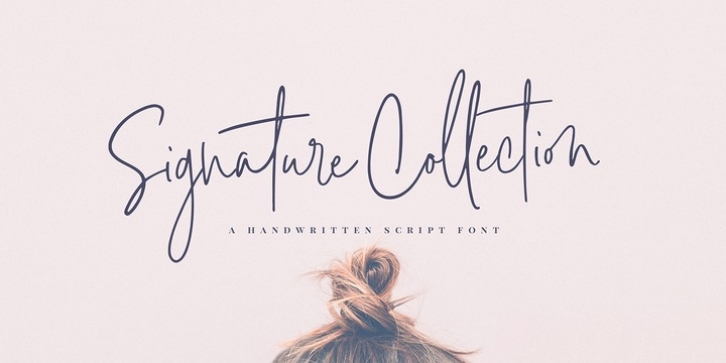 Signature Collection font preview