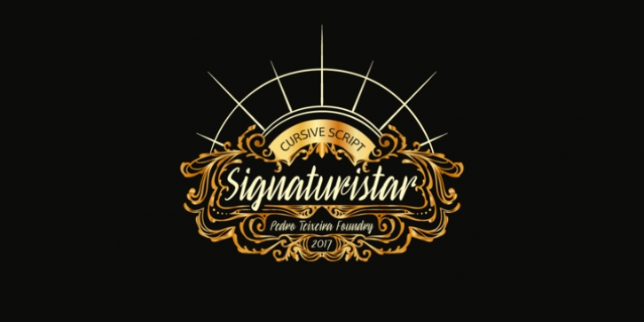 Signaturistar font preview