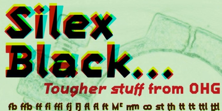 Silex font preview