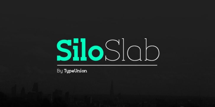 Silo Slab font preview
