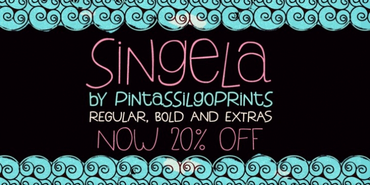 Singela font preview