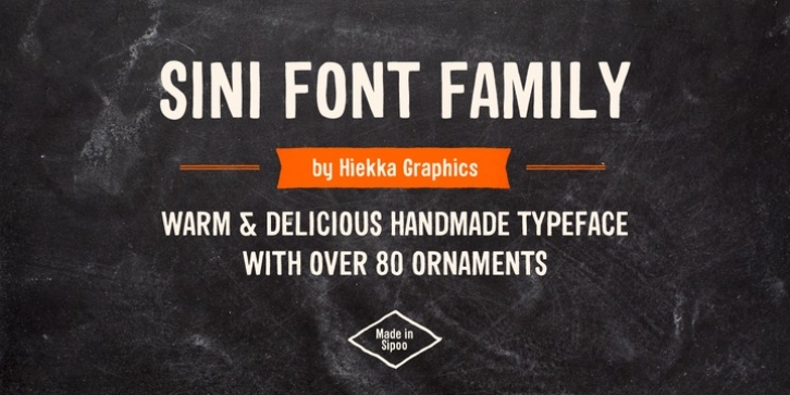 Sini font preview