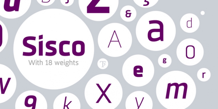 Sisco font preview