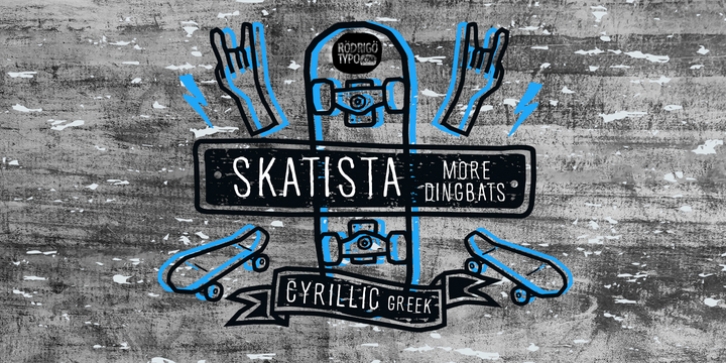 Skatista font preview