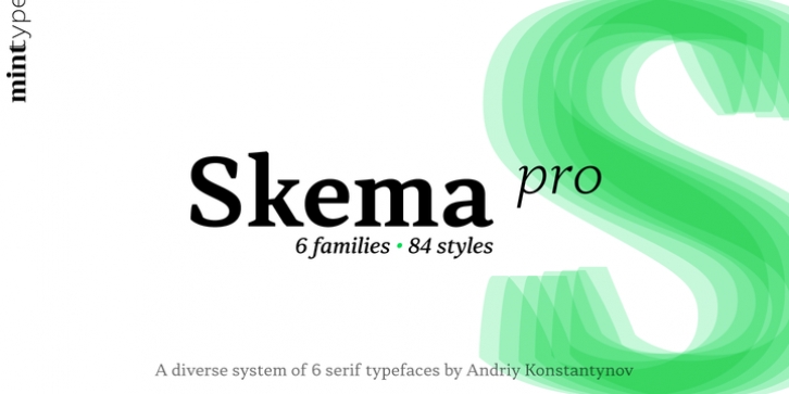 Skema Pro font preview