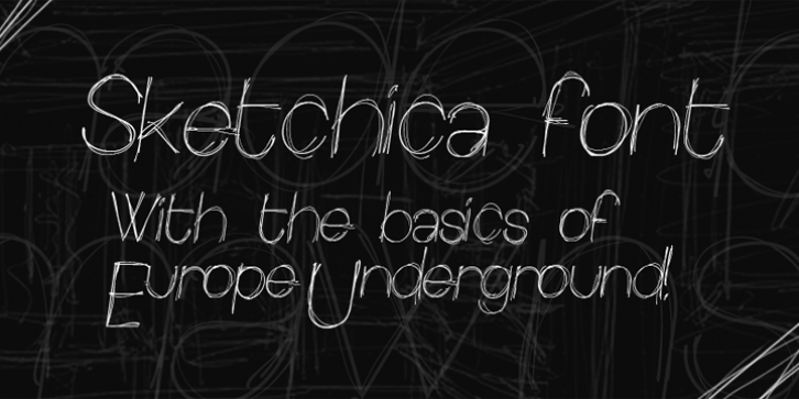 Sketchica font preview