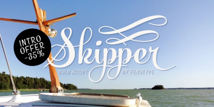 Skipper font preview