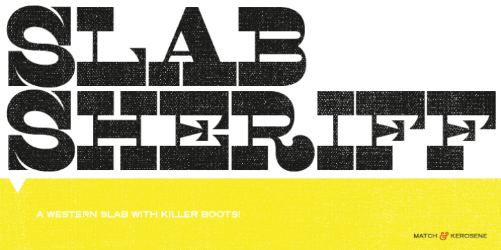 Slab Sheriff font preview