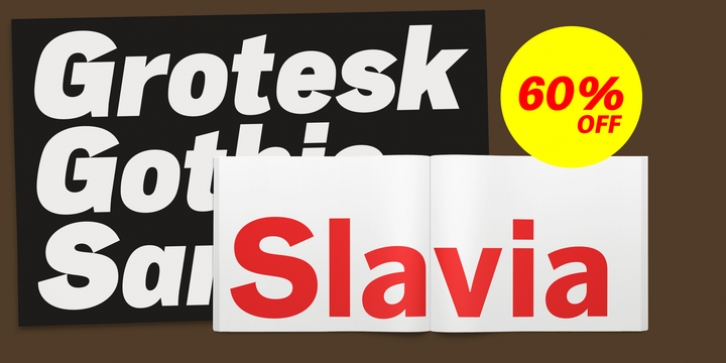 Slavia font preview