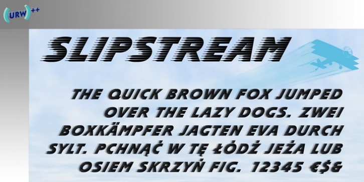 Slipstream font preview