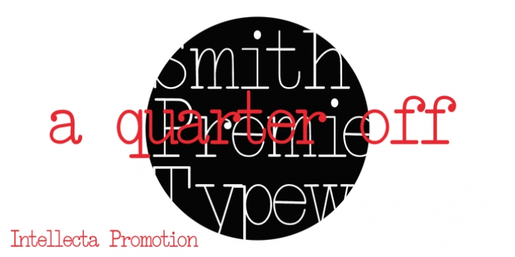 Smith-Premier Typewriter font preview