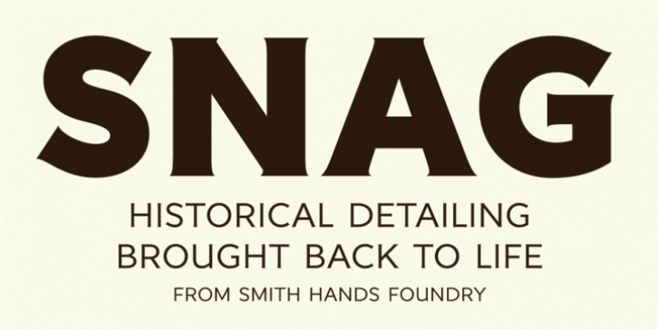 Snag font preview