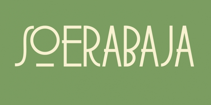 Soerabaja font preview