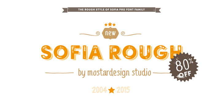 Sofia Rough font preview
