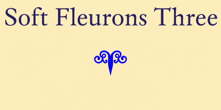 Soft Fleurons font preview