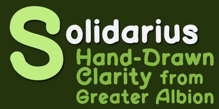 Soldarius font preview