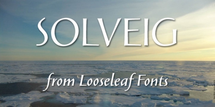 Solveig font preview