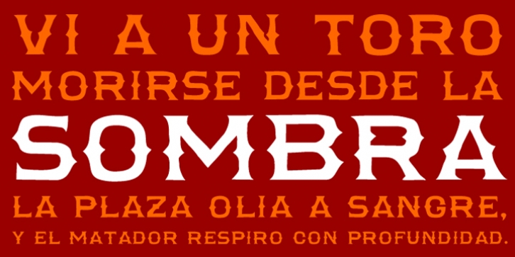 Sombra font preview