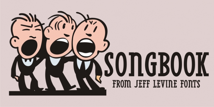 Songbook JNL font preview