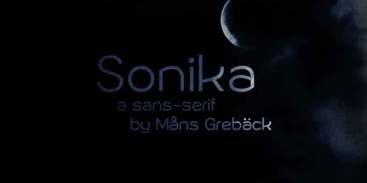 Sonika font preview