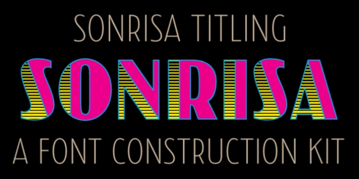 Sonrisa font preview