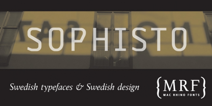 Sophisto font preview