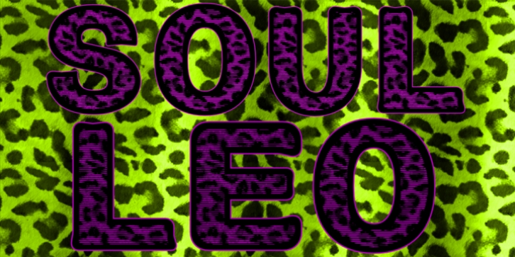 Soul Leo font preview